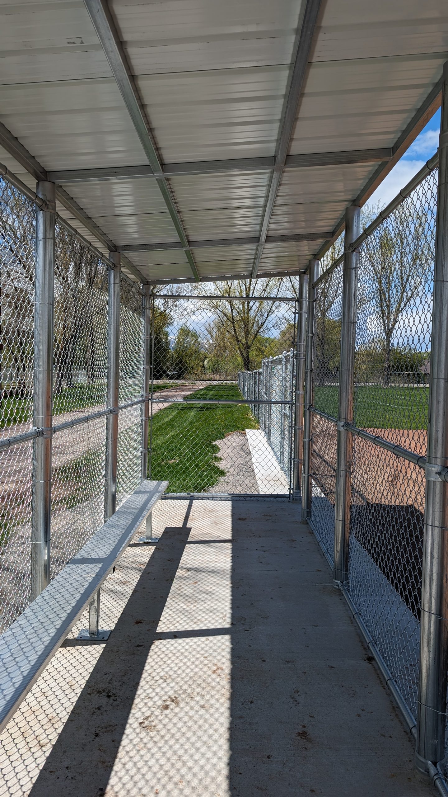 Vinyl-coated chain link fence in Logan, Utah Vinyl-coated chain link fence in Logan, Utah